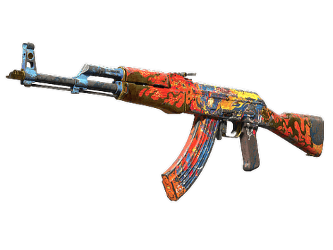 Souvenir AK-47 | Consequence of the Jinn (Battle-scarred)