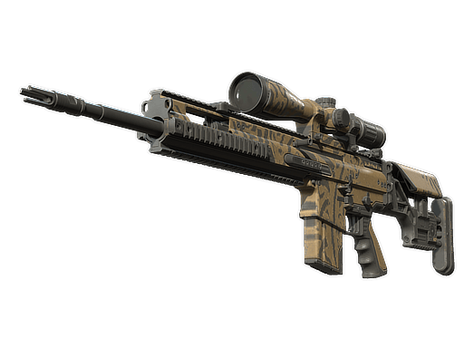 StatTrak™ SCAR-20 | 熱風沙畫 (戰場實測)