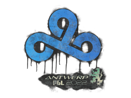 Graffiti scellé | Cloud9 | Anvers 2022