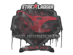 Zalakowane graffiti | mousesports | Berlin 2019