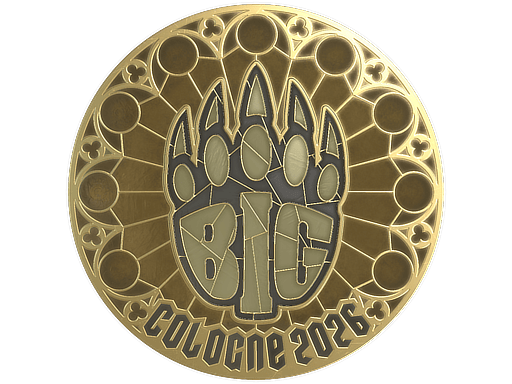 Pegatina | BIG (Gold) | Cologne 2026