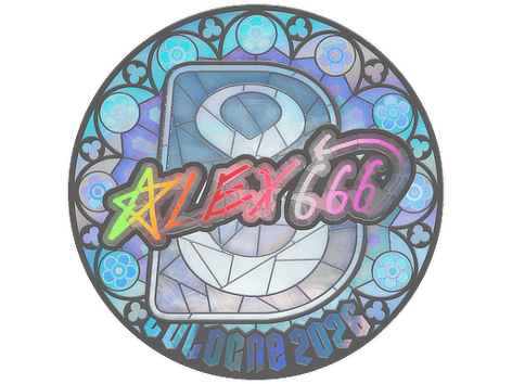 สติกเกอร์ | alex666 (โฮโล) | Cologne 2026