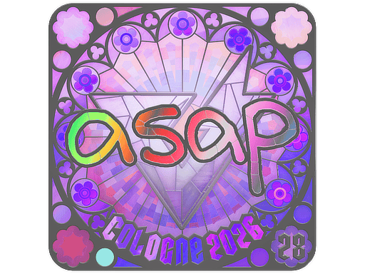 스티커 | asap (Holo, Ranked) | Cologne 2026