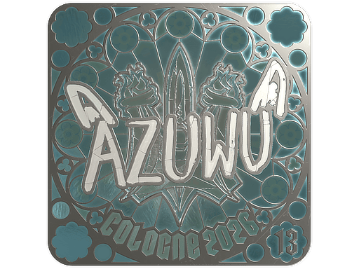 ステッカー | AZUWU (Foil, Ranked) | Cologne 2026