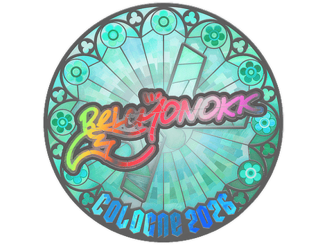 Naklejka | BELCHONOKK (holograficzna) | Kolonia 2026