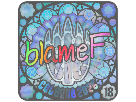 ステッカー | blameF (Holo, Ranked) | Cologne 2026