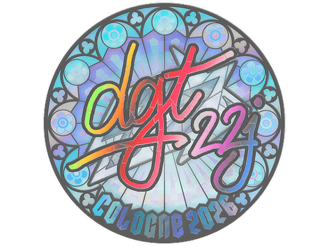 Naklejka | dgt (holograficzna) | Kolonia 2026