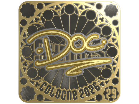 Sticker | doc (Gold, Ranked) | Cologne 2026