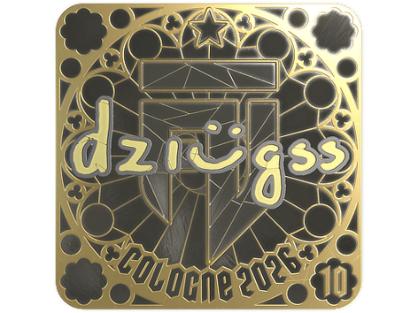 Adesivo | dziugss (Gold, Ranked) | Cologne 2026
