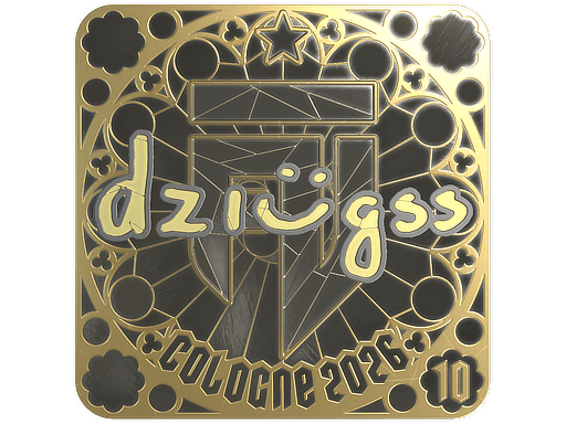 Aufkleber | dziugss (Gold, Ranked) | Cologne 2026