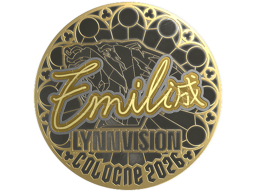 Pegatina | EmiliaQAQ (Gold) | Cologne 2026