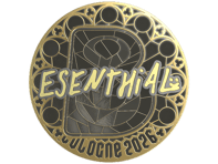 Sticker | esenthial (Gold) | Cologne 2026