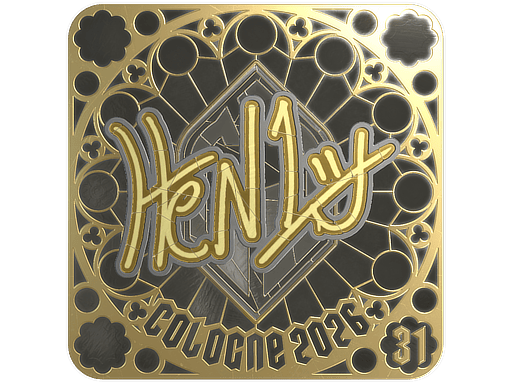 Naklejka | HEN1 (Gold, Ranked) | Cologne 2026
