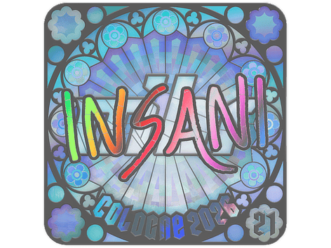 Pegatina | insani (Holo, Ranked) | Cologne 2026