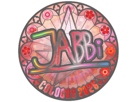 Naklejka | jabbi (holograficzna) | Kolonia 2026