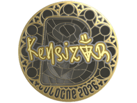 Sticker | kensizor (Gold) | Cologne 2026