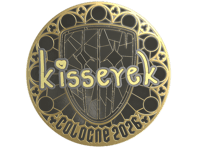 Sticker | kisserek (Gold) | Cologne 2026