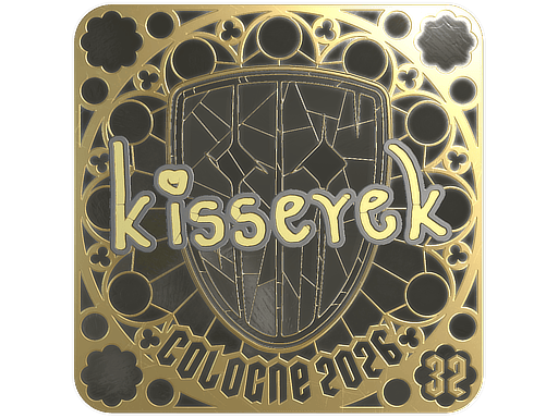 ステッカー | kisserek (Gold, Ranked) | Cologne 2026
