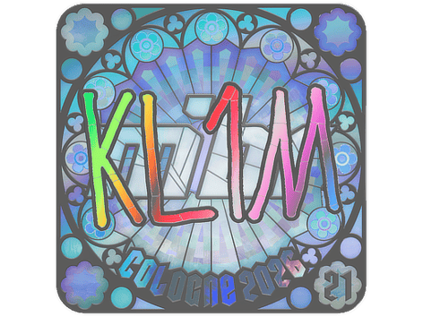 สติกเกอร์ | kl1m (Holo, Ranked) | Cologne 2026
