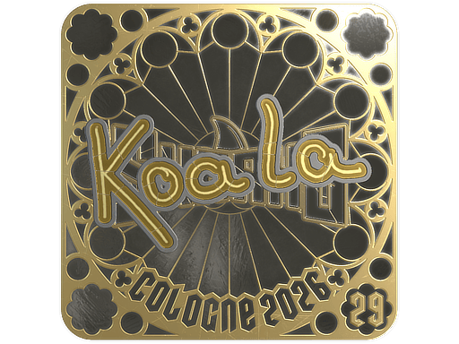 Naklejka | koala (Gold, Ranked) | Cologne 2026