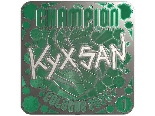 Adesivo | kyxsan (Foil, Ranked) | Cologne 2026