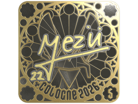Sticker | mezii (Gold, Ranked) | Cologne 2026