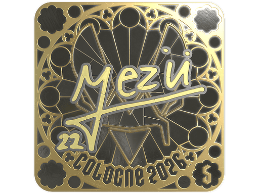 Sticker | mezii (Gold, Ranked) | Cologne 2026