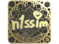 Sticker | n1ssim (Gold, Ranked) | Cologne 2026