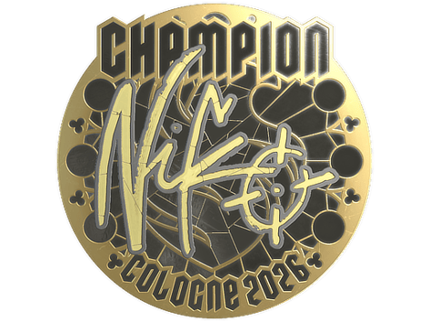 Sticker | NiKo (Gold, Champion) | Cologne 2026