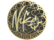 Sticker | NiKo (Gold) | Cologne 2026 Sticker | NiKo (Gold) | Cologne 2026 image