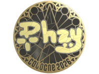 Sticker | phzy (Gold) | Cologne 2026