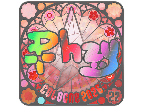 Hình dán | phzy (Holo, Ranked) | Cologne 2026