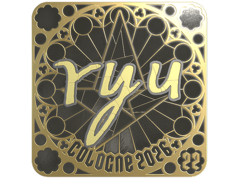 스티커 | ryu (Gold, Ranked) | Cologne 2026