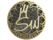 Sticker | s1n (Gold) | Cologne 2026 Sticker | s1n (Gold) | Cologne 2026 image