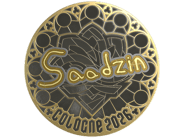 Sticker | saadzin (Gold) | Cologne 2026 Sticker | saadzin (Gold) | Cologne 2026 image