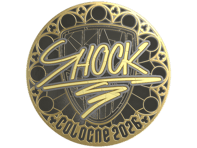 Sticker | SHOCK (Gold) | Cologne 2026