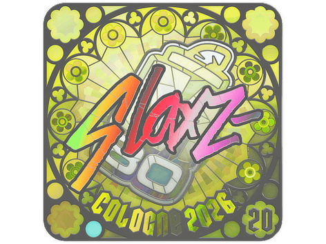Sticker | slaxz- (Holo, Ranked) | Cologne 2026