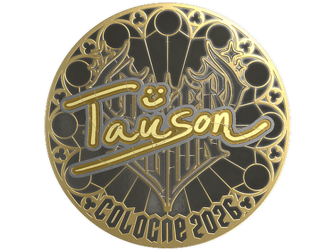 Pegatina | Tauson (dorada) | Colonia 2026