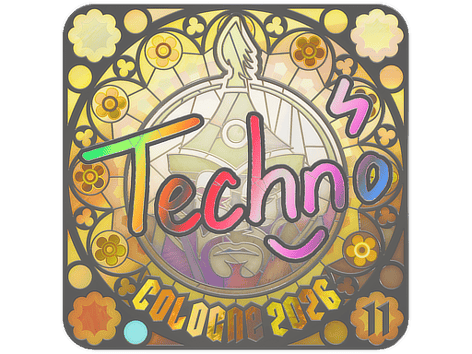 Adesivo | Techno4K (Holo, Ranked) | Cologne 2026