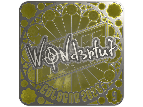 Sticker | w0nderful (Foil, Ranked) | Cologne 2026