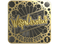 Sticker | w0nderful (Gold, Ranked) | Cologne 2026