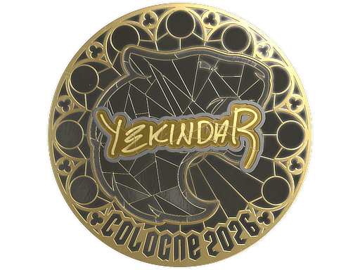 ステッカー | YEKINDAR (Gold) | Cologne 2026