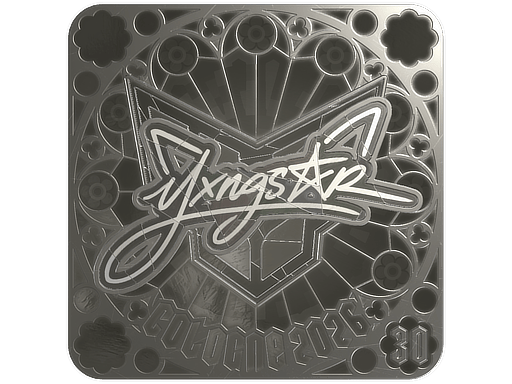 Pegatina | yxngstxr (Foil, Ranked) | Cologne 2026