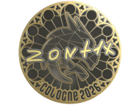 Sticker | zont1x (Gold) | Cologne 2026