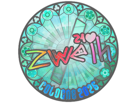 Adesivo | zweih (Olografico) | Colonia 2026