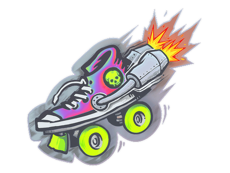 Çıkartma | Rocket Skates (Holo)