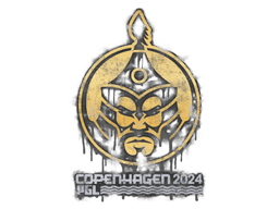 Zalakowane graffiti | The MongolZ | Kopenhaga 2024