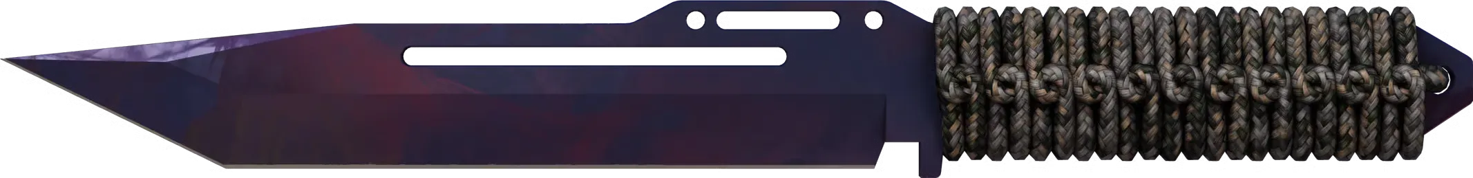 Preview image 2 of ★ Paraşüt Kordonu Saplı Bıçak | Doppler Black Pearl (Fabrikadan Yeni Çıkmış)