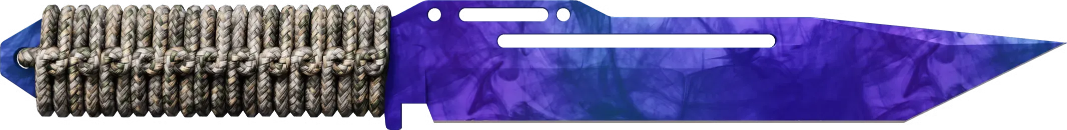 Preview image 2 of ★ Paraşüt Kordonu Saplı Bıçak | Doppler Sapphire (Fabrikadan Yeni Çıkmış)