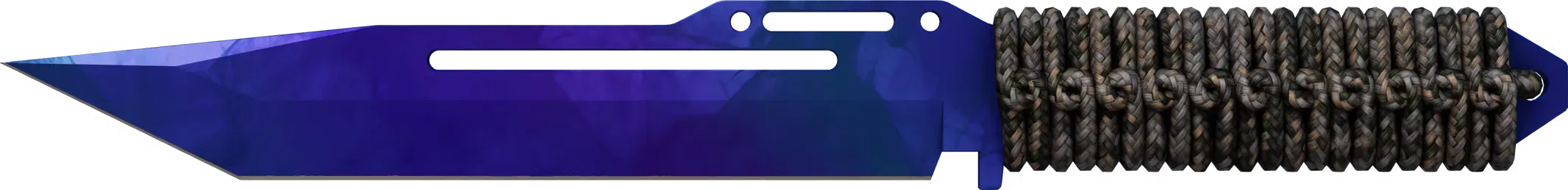 Preview image 1 of ★ Paraşüt Kordonu Saplı Bıçak | Doppler Sapphire (Fabrikadan Yeni Çıkmış)